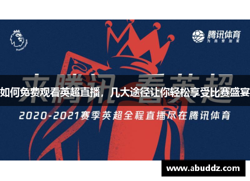 如何免费观看英超直播，几大途径让你轻松享受比赛盛宴